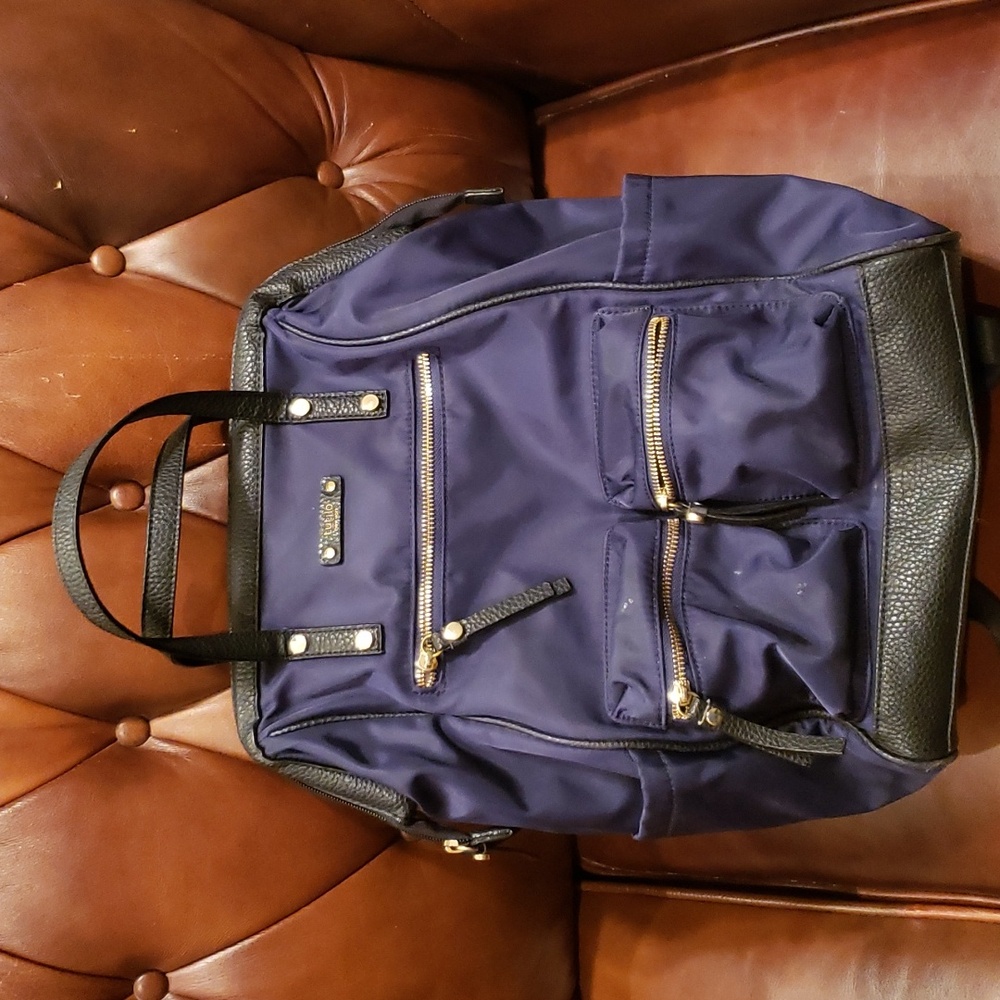Tutilo New York Black Nylon Tech Tote backpack